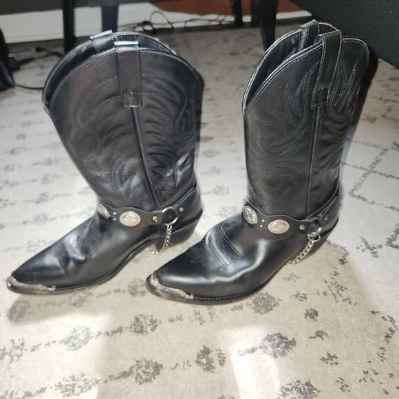 Laredo 10.5 D Mens Leather Boots - Picture 3 of 4